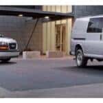 2025 GMC Savana front and side view