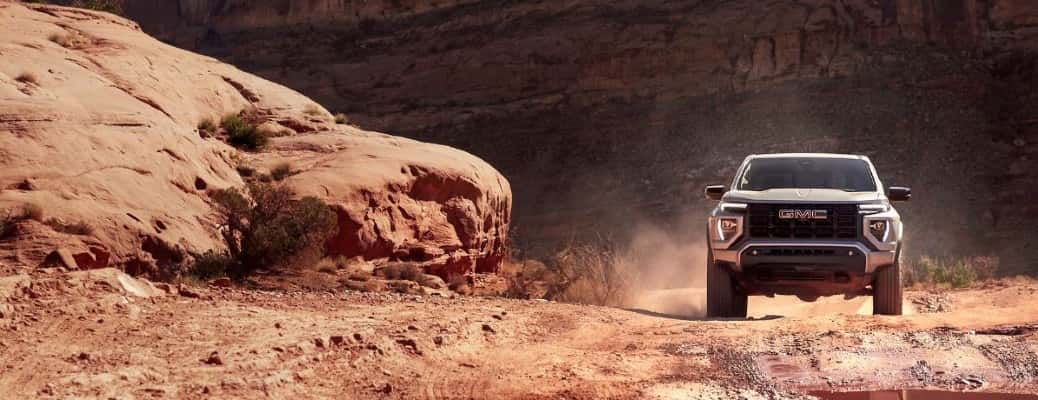 2025 GMC Canyon truck front view off road