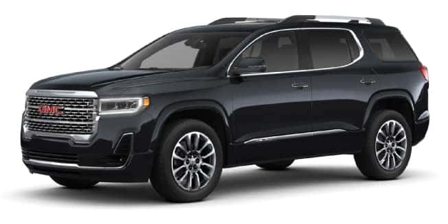 2020 GMC Acadia Carbon Black Metallic Color