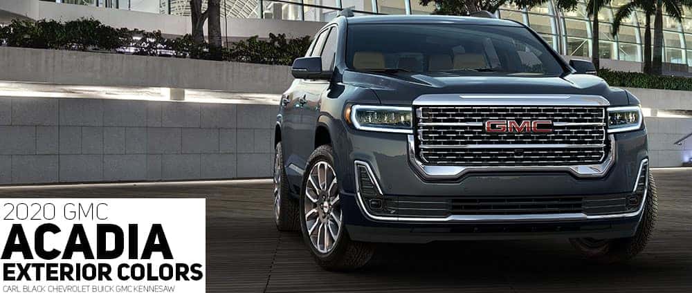 2020 Gmc Acadia Color Options Carl Black Kenensaw