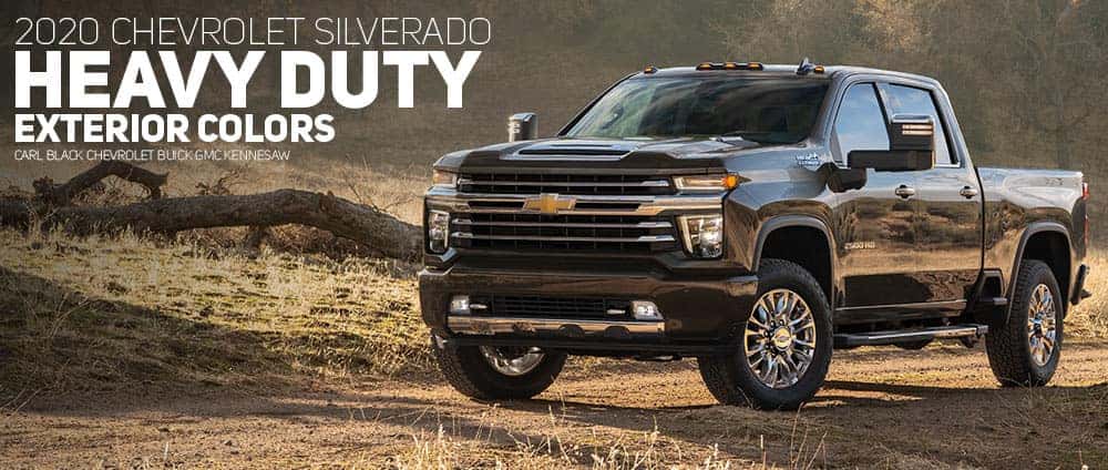 2018 Silverado Color Chart