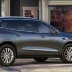 gray 2019 Buick Enclave parked outside family home
