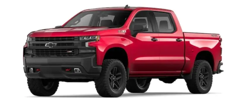 What colors does the 2019 Chevy Silverado 1500 come in?