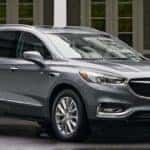 2019 Buick Enclave parked in front of a house