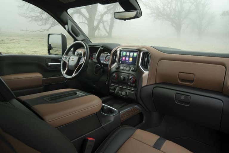 2020 Chevy Silverado HD's cabin