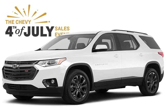 4th of July Chevrolet Sales Event Chevy Traverse