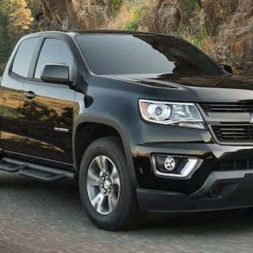 2020 Chevy Colorado Black Z71 Driving