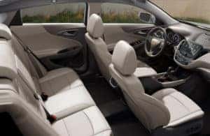View of the seats in the 2020 Chevy Malibu