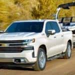 2020 Chevrolet Silverado 1500 pulling a boat
