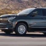 2021 Chevrolet Suburban going down the road