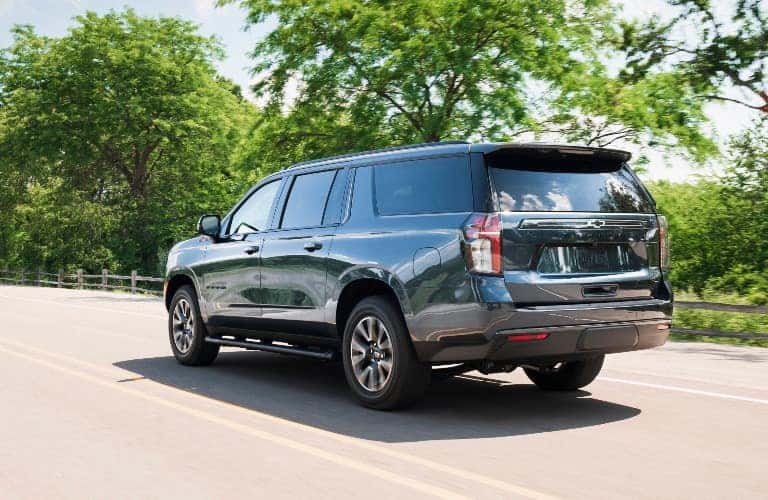 2021 Chevrolet Suburban driving away