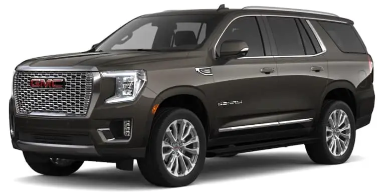 What are the color options for the 2021 GMC Yukon?