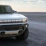 2022 GMC Hummer parked alone