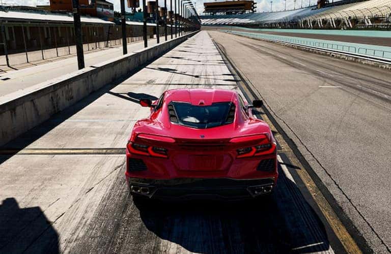 2021 Chevrolet Corvette driving away