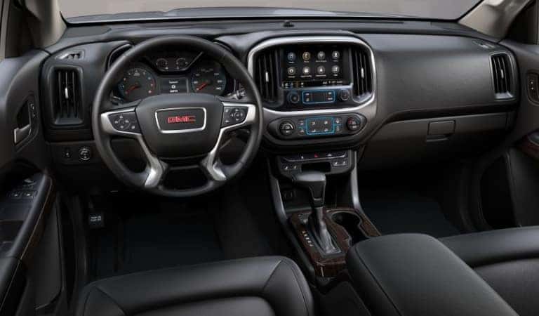2021 GMC Canyon Jet Black Leather Interior