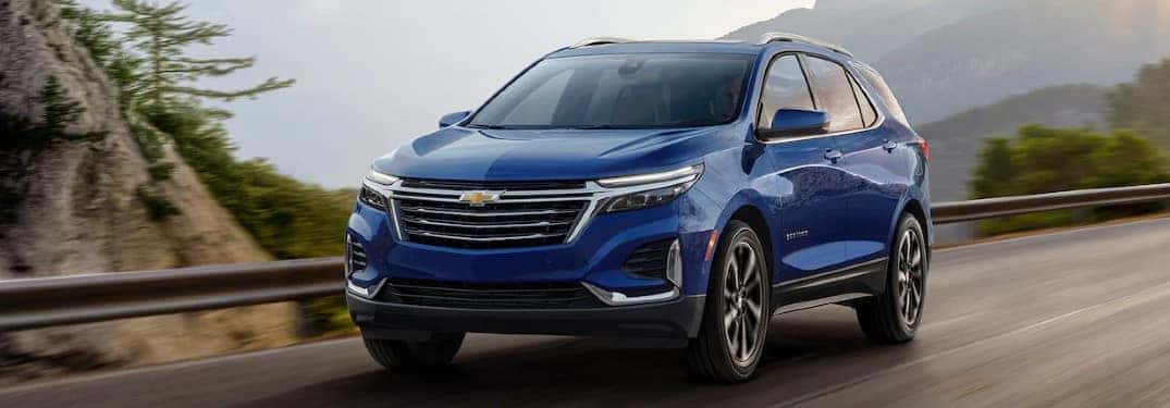 2022 Chevrolet Equinox driving on a road