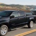 2022 Chevy Colorado towing a boat