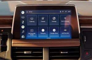 2022 Chevy Tahoe touchscreen display