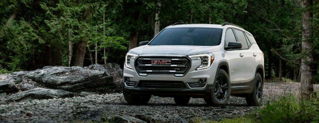 The new 2022 GMC Terrain off roading