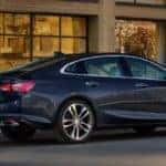 The 2022 Chevy Malibu, which has excellent connectivity features.