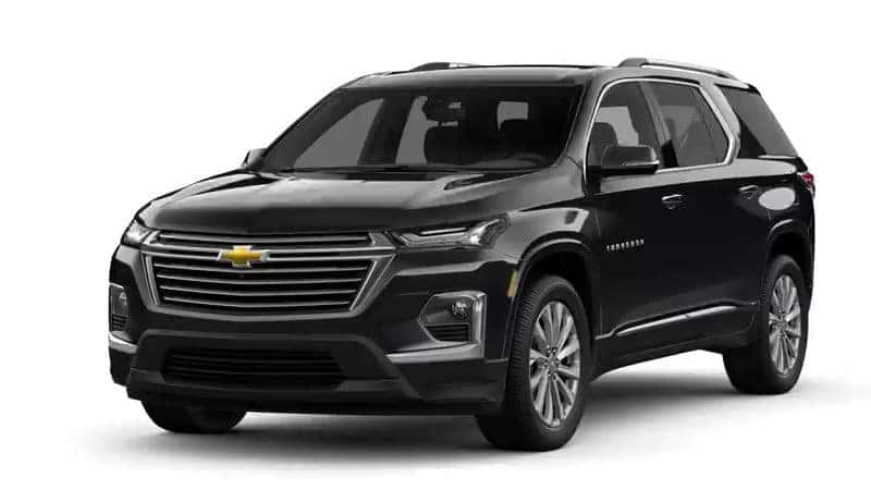 Mosaic Black Metallic 2023 Chevy Traverse