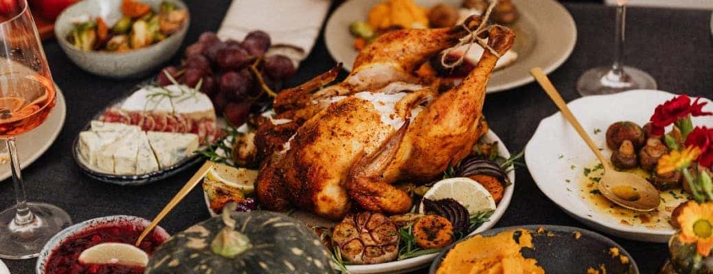 A Thanksgiving feast near Kenensaw GA