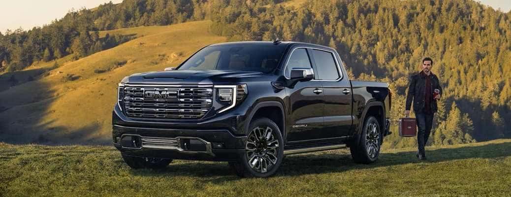 The 2023 GMC Sierra 1500, which has excellent connectivity features.