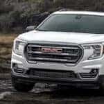 The 2023 GMC Terrain AT4 offroading near Kennesaw GA.