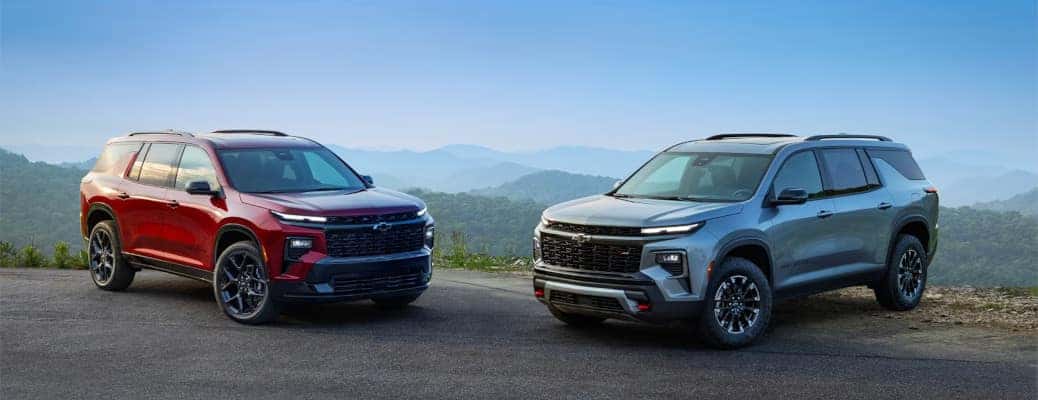 The 2024 Chevy Traverse RS and Z71, which was just announced by Chevrolet.