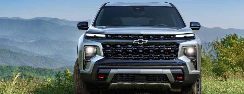 The 2024 Chevy Traverse Z71 offroading. 