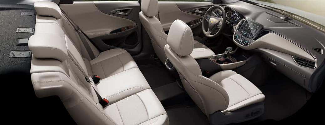 The interior of the 2024 Chevy Malibu.