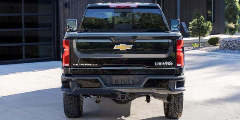 The truck bed of the 2024 Chevy Silverado 2500 HD. 