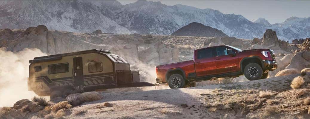 The 2024 GMC Sierra 2500 HD, which has amazing interior features.