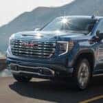 The exterior of the luxurious 2024 GMC Sierra 1500 Denali.