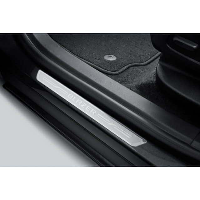 Chevy Blazer door sill accessory.