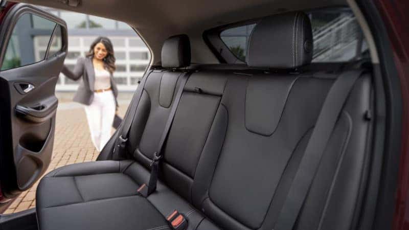 The luxurious rear seating in the 2024 Buick Encore GX.