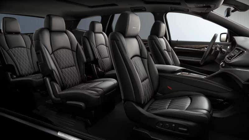 The seating in the Buick Enclave.
