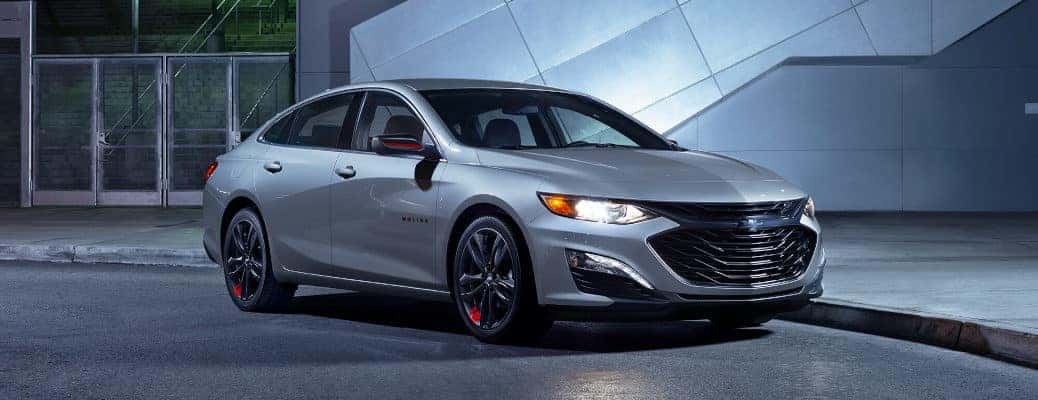 The 2024 Chevy Malibu Redline Special Edition as seen from the front.