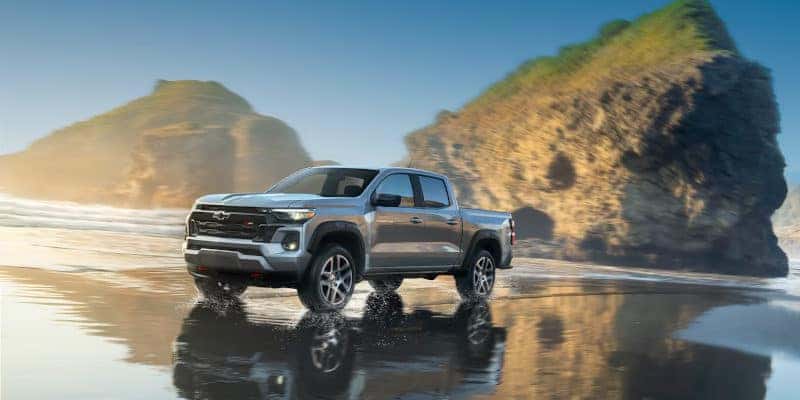 A side view of the 2024 Chevy Colorado near Kennesaw.