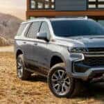 A front quarter view of the 2024 Chevy Tahoe.