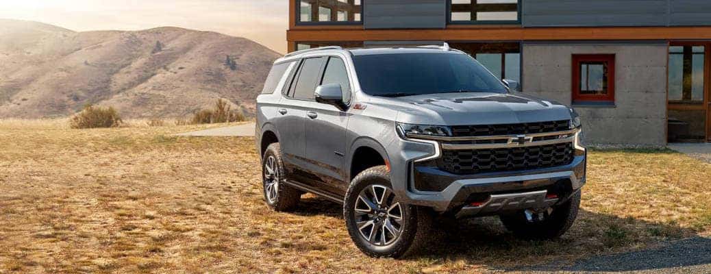 A front quarter view of the 2024 Chevy Tahoe.