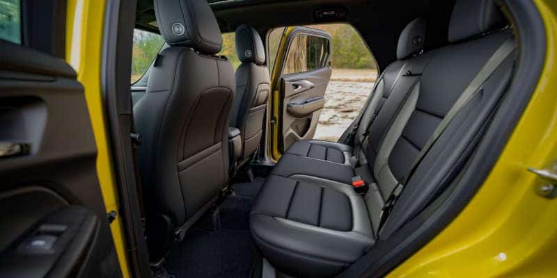 The spacious interior of the 2025 Chevy Trailblazer.