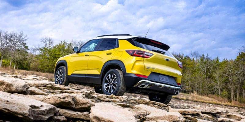 The 2025 Chevy Trailblazer offroading.
