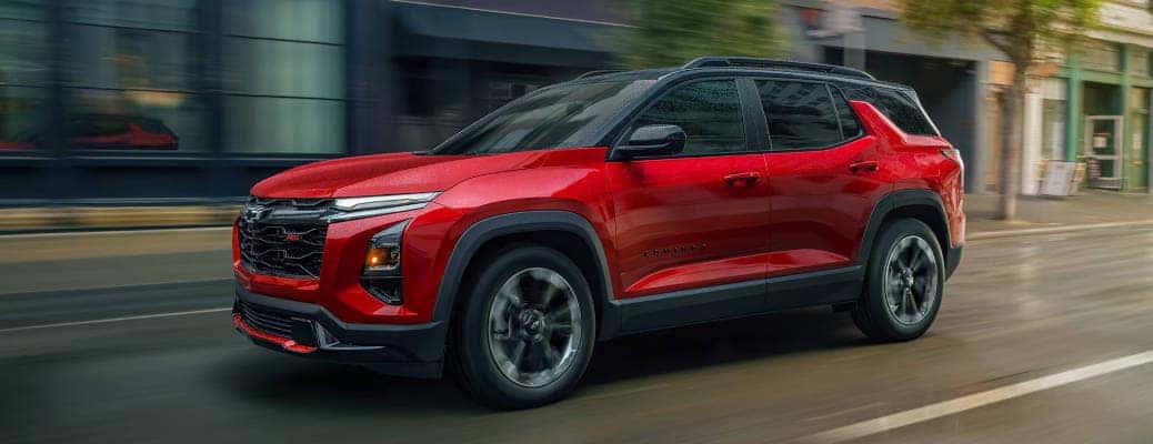 A side external view of the 2025 Chevy Equinox.