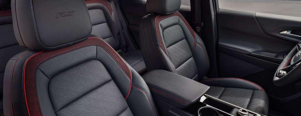 The stylish and comfortable seating in the 2025 Chevy Equinox RS trim.