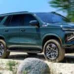 A side view of the 2025 Chevy Tahoe.