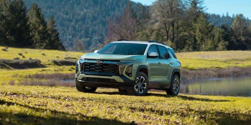 A front quarter view of the 2025 Chevy Equinox.