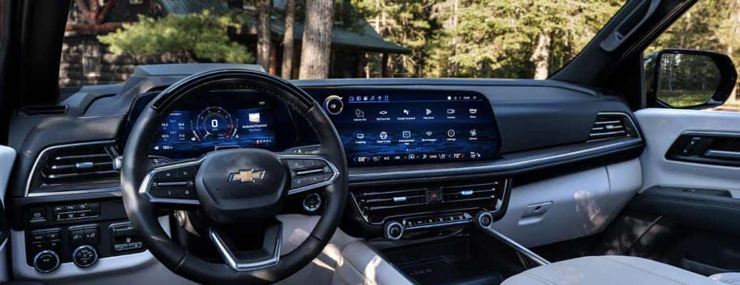 A 2025 Chevy Tahoe with Chevy Infotainment 3 system.