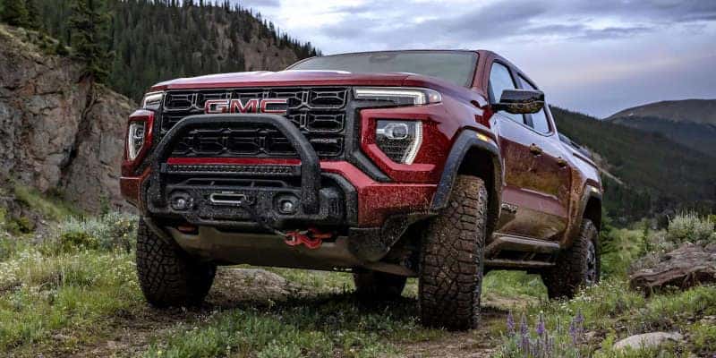 A front quarter exterior view of the 2025 GMC Canyon.