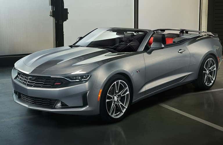 silver 2019 Chevy Camaro convertible